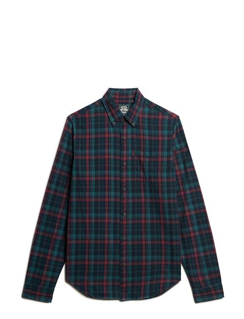 Vintage Check Shirt Superdry Blue