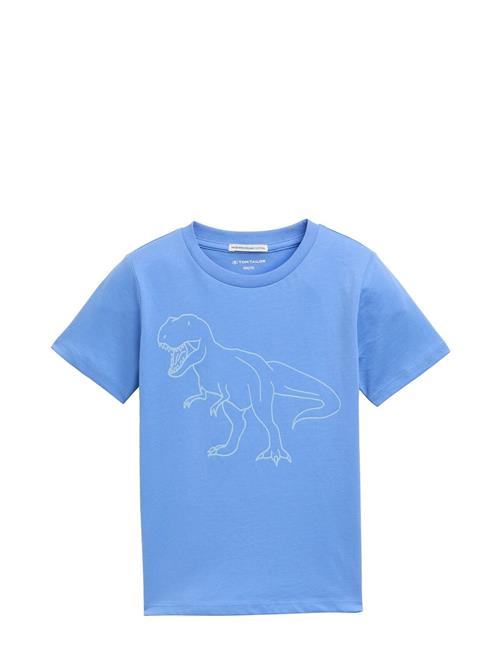 Printed T-Shirt Tom Tailor Blue