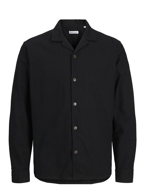 Jack & Jones Jjsummer Resort Shirt Ls Jack & J S Black