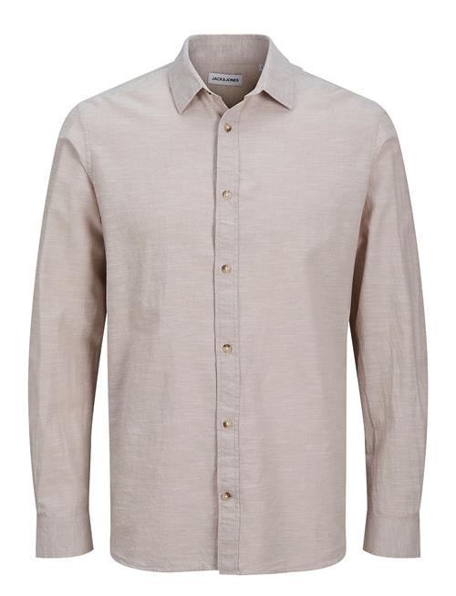 Jack & Jones Jjesummer Shirt Ls Sn Jack & J S Beige