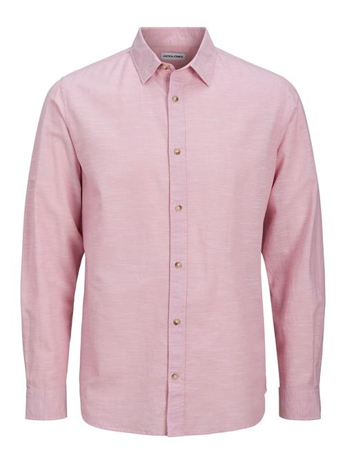 Jack & Jones Jjesummer Shirt Ls Sn Jack & J S Pink