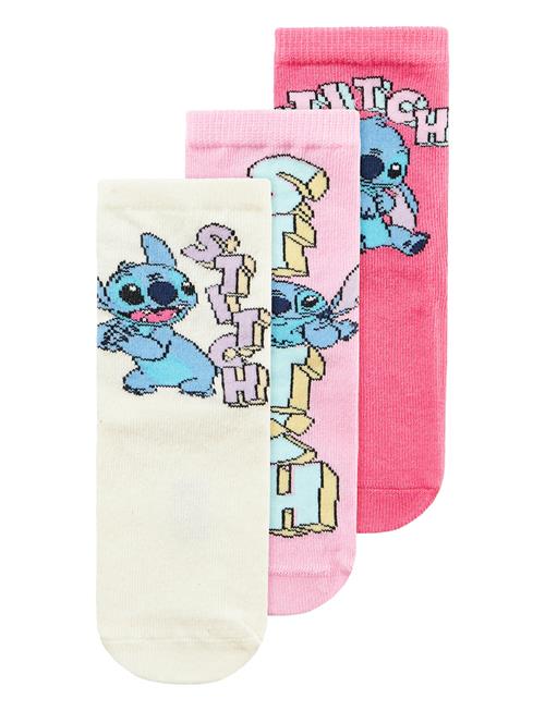 Nmffomdi Stitch 3P Sock Wdi Name It Pink