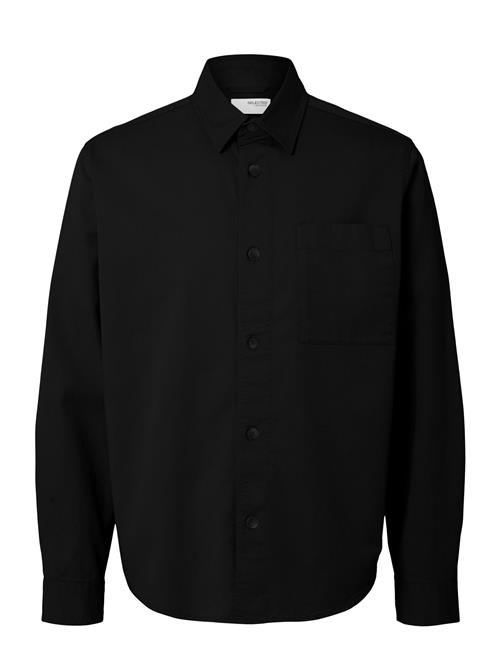 Slhace Thais Overshirt Selected Black