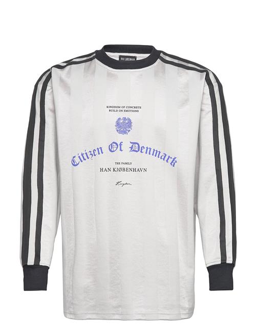 Football Jersey Long Sleeve Tee HAN Kjøbenhavn Grey