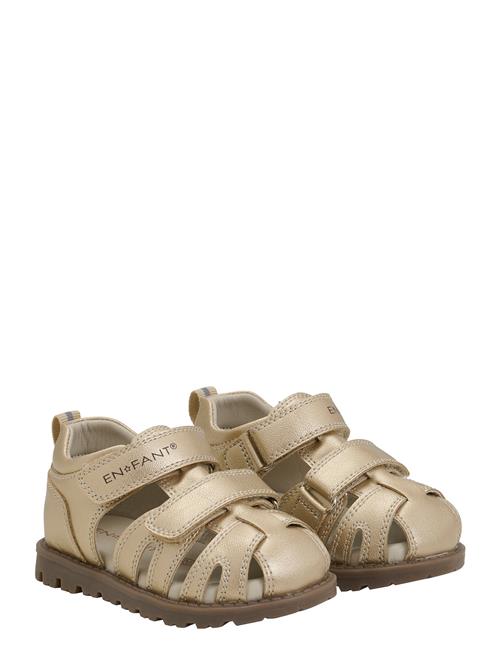 Sandal Velcro En Fant Beige