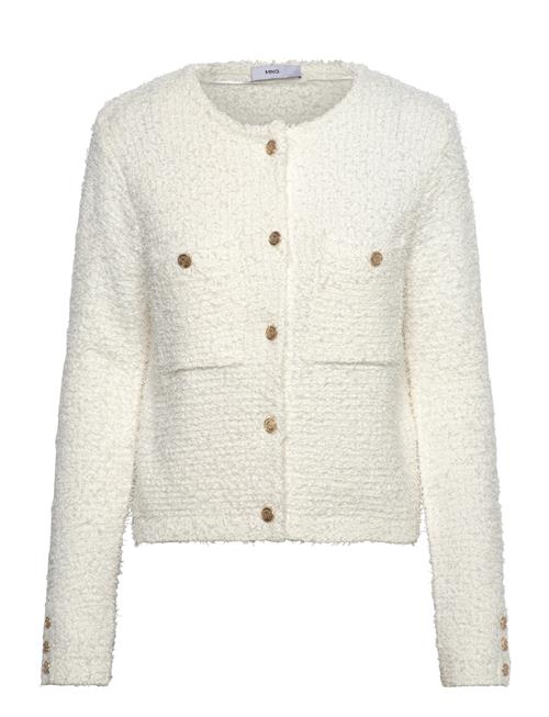 Tweed Jacket With Jewel Buttons Mango Cream