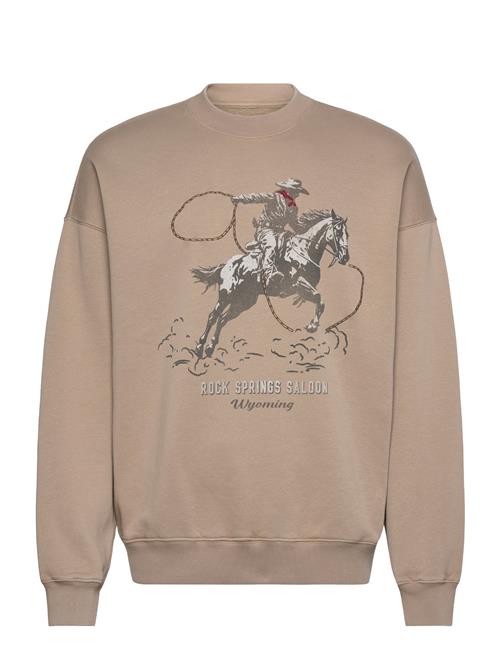 Anf Mens Sweatshirts Abercrombie & Fitch Beige