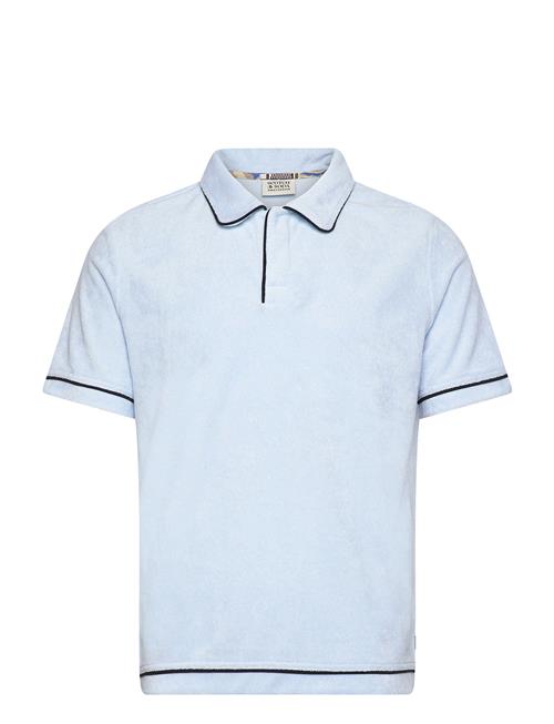 Towelling Relaxed-Fit Polo Scotch & Soda Blue