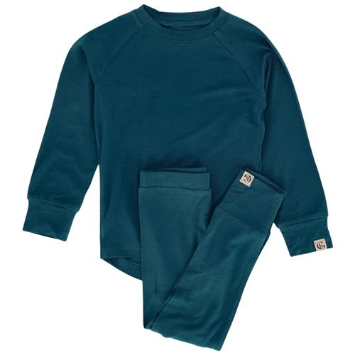 Gullkorn Design Vennen Baselayer Bluegreen | Blå | 134/140 cm