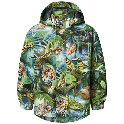 Molo Waiton Rain Jacket Jungle Life 86/92 cm  Grøn  86/92 cm  Unisex