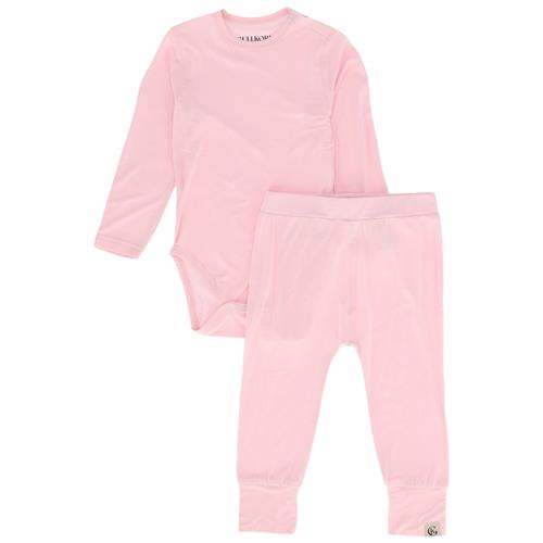 Gullkorn Design Vennen Sæt Med Tøj Light Pink 68 cm  Lyserød  68 cm  Unisex