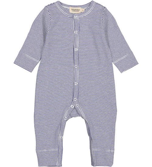 Se MarMar Heldragt - Rib - Modal - Rukana - Blue Stripe ved KidsWorld