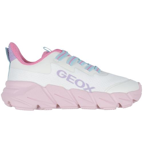 Geox Sko - J Flexyper - White/Pink