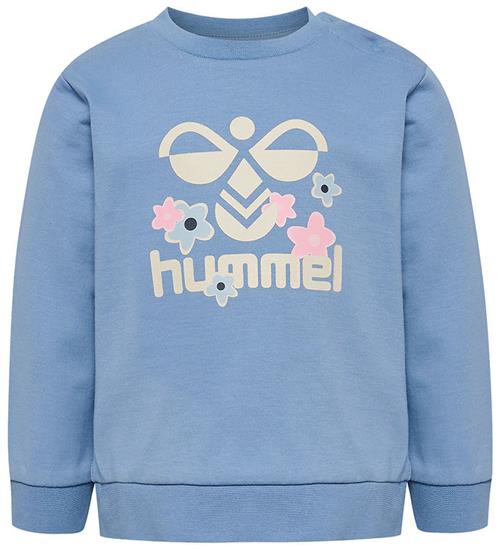 Hummel Sweatshirt - hmlLime - Faded Denim