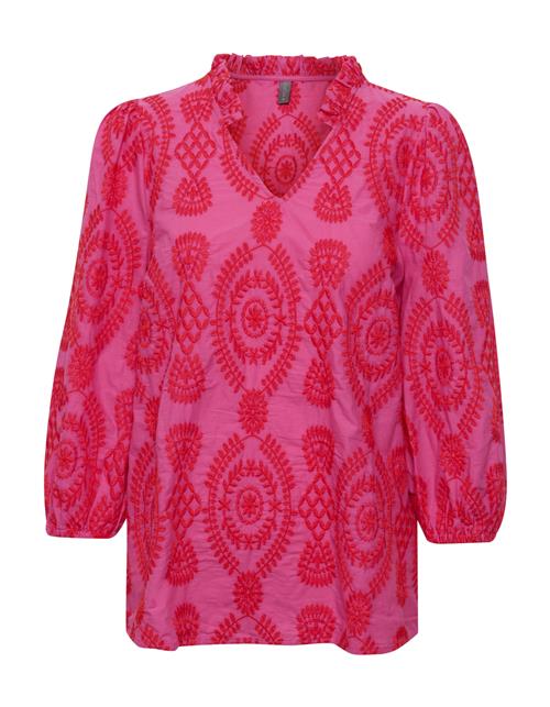 CULTURE Bluse 'Utia'  magenta / rød