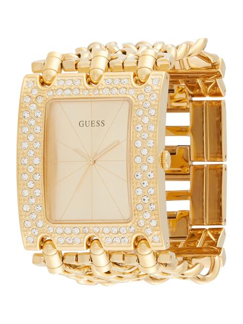 GUESS Analogt ur  guld / sort / transparent