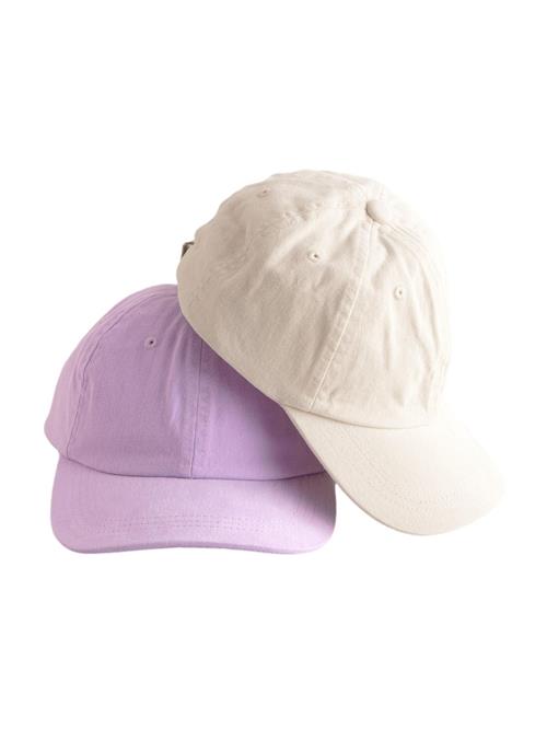 Next Hat  pastelgul / lilla