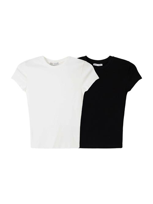 Bershka Shirts  sort / hvid