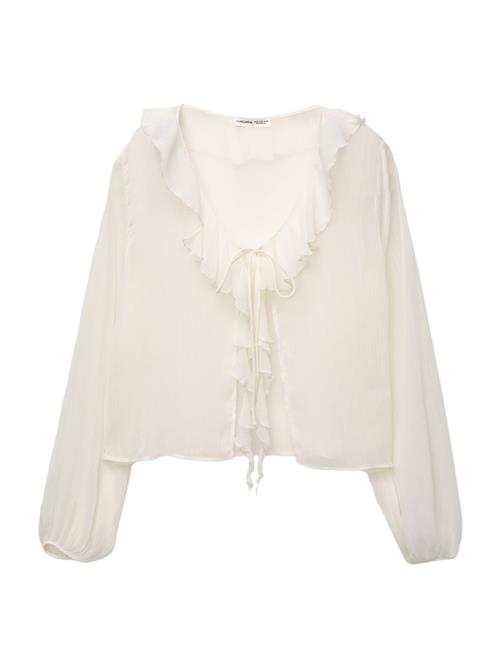 Pull&Bear Bluse  uldhvid