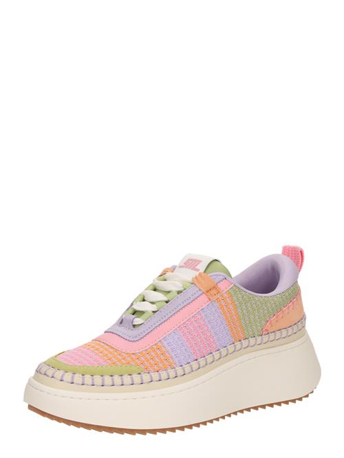 STEVE MADDEN Sneaker low 'Doubletake'  lysegrøn / lavendel / orange / lyserød