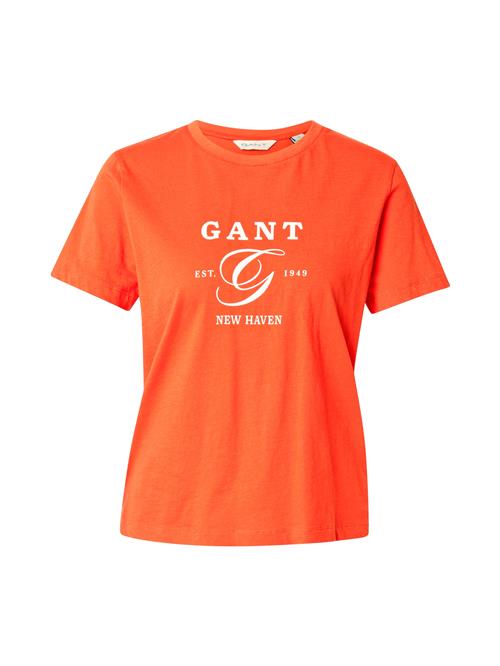 GANT Shirts  orangerød / hvid