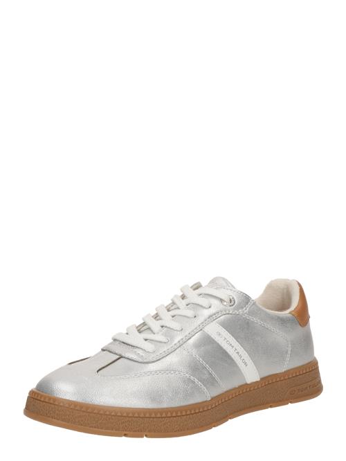 TOM TAILOR Sneaker low  sølv / hvid