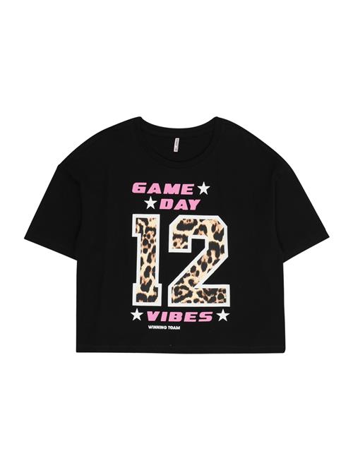 ONLY GIRLS Bluser & t-shirts 'KOGOLIVIA'  beige / lyserød / sort / hvid