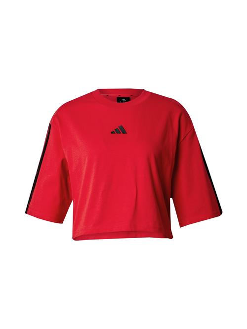 ADIDAS SPORTSWEAR Funktionsbluse  rød / sort