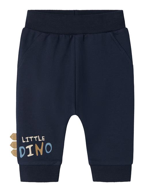 NAME IT Bukser 'NBMDALVIN'  beige / navy / lyseblå / brokade