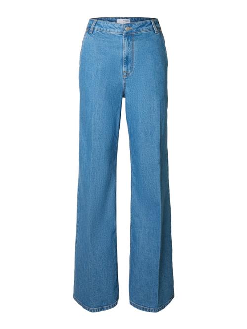 Se SELECTED FEMME Jeans 'SLFEvelyn'  blue denim ved About You