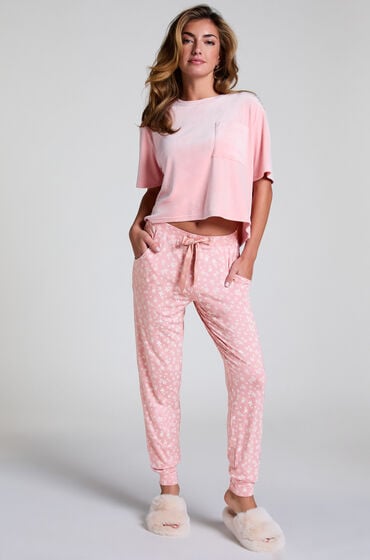 Hunkemöller Pyjamasbukser Jersey pink