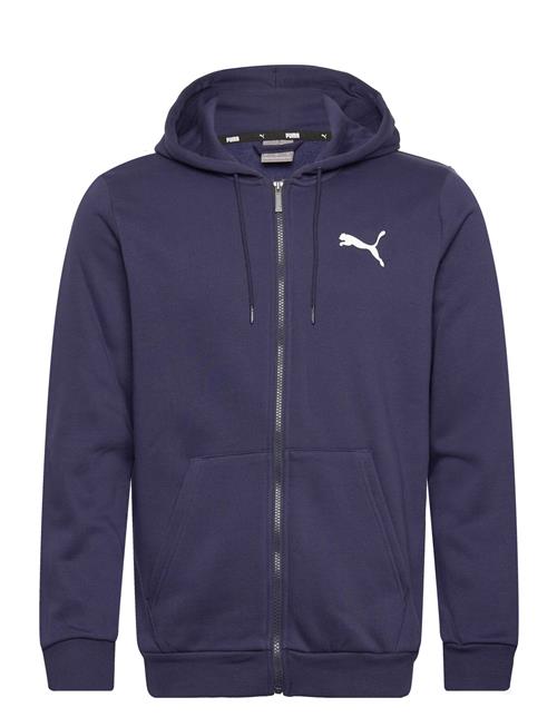 Ess Small Logo Fz Hoodie Fl PUMA Navy