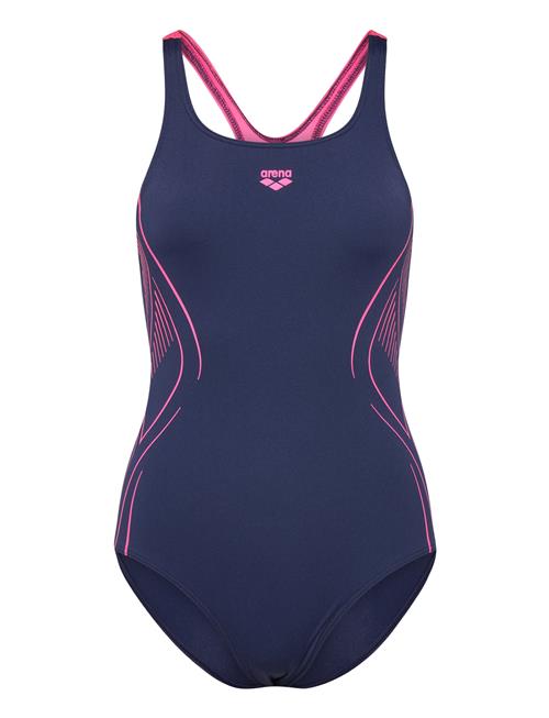 Women's Arena Reflecting Swimsuit Swim Pro Back Lb Arena Navy