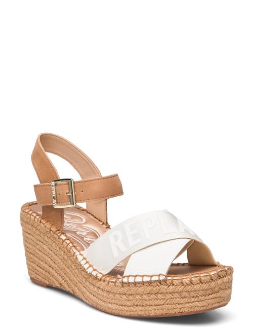 Susan Cross Espadril Replay White