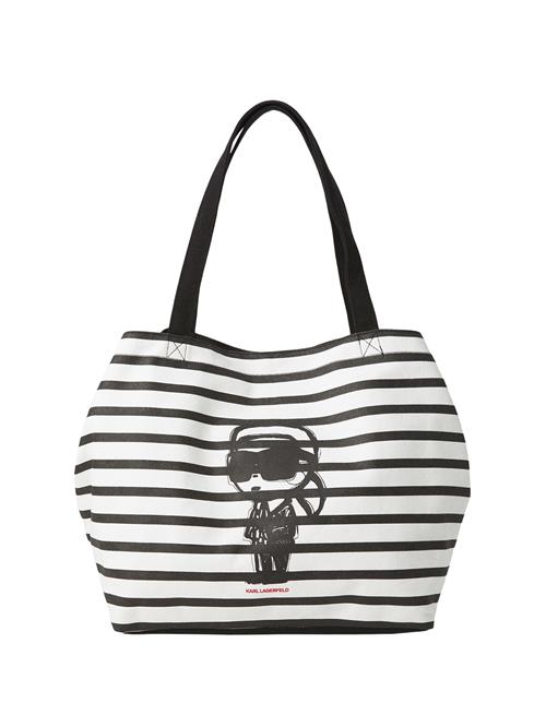 Karl Lagerfeld Shopper 'IKON'  rød / sort / hvid