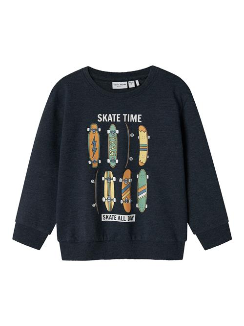 NAME IT Sweatshirt 'NMMVALEXANDER'  navy / gul / lysegrøn / orange