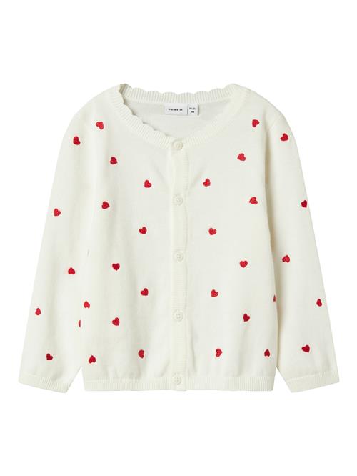 NAME IT Cardigan 'NMFFisilly'  rød / hvid