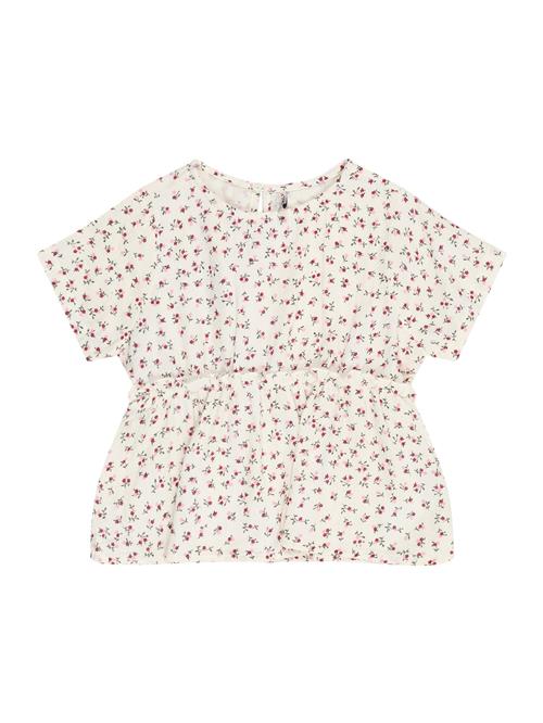 Only Mini Bluse 'KMGTHYRA'  creme / grøn / lyserød / vinrød