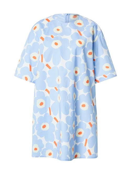 Marimekko Kjole 'VOHVELI'  creme / lyseblå / orange / offwhite