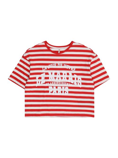 ONLY GIRLS Bluser & t-shirts  rød / hvid