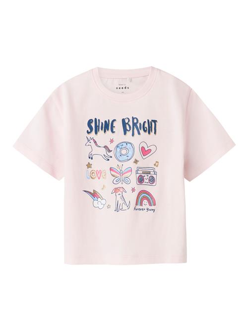 NAME IT Bluser & t-shirts 'NMFVEEN'  lyseblå / pink / lyserød / sort