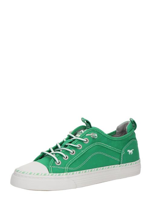 Se MUSTANG Sneaker low  grøn / hvid ved About You