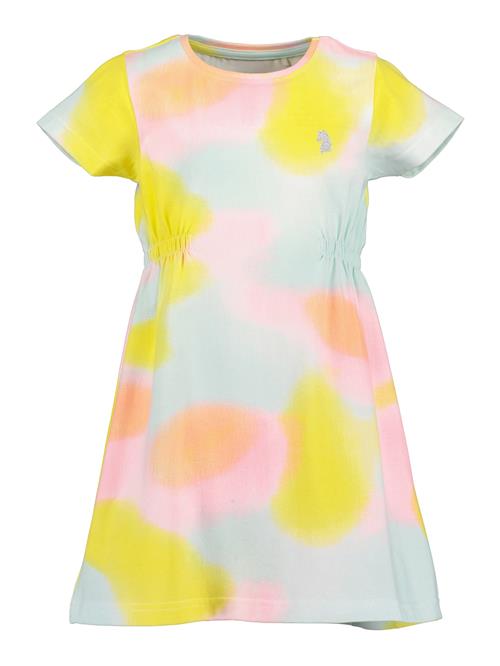 BLUE SEVEN Kjole  turkis / gul / lys pink