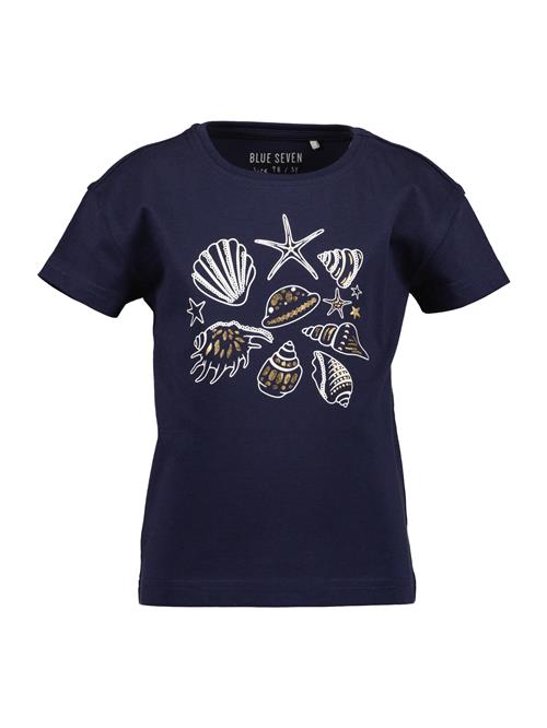 Se BLUE SEVEN Bluser & t-shirts  navy / guld / hvid ved About You