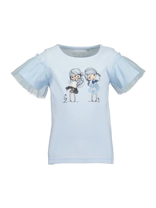 BLUE SEVEN Bluser & t-shirts  lyseblå / sort