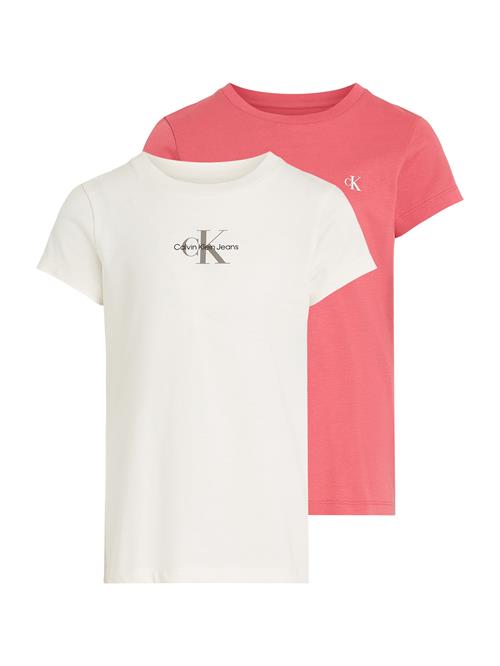 Se Calvin Klein Jeans Bluser & t-shirts  ecru / grå / pink / sort ved About You