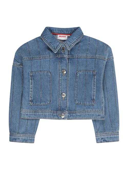 HUGO Overgangsjakke  blue denim