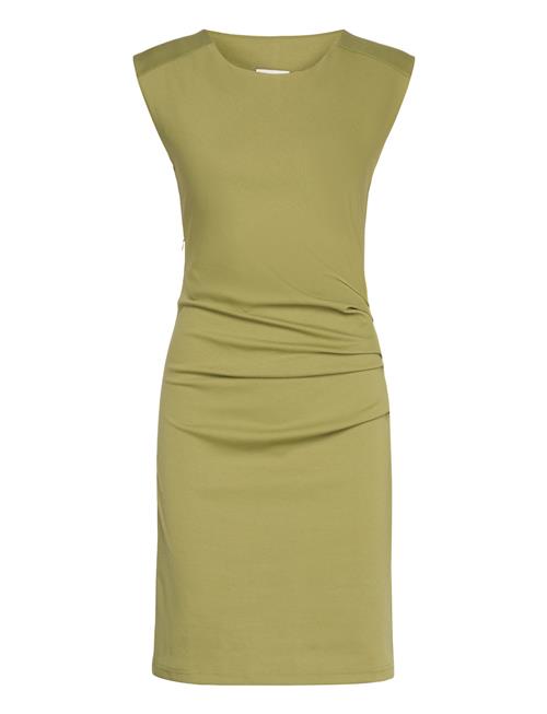 India Round-Neck Dress Kaffe Green