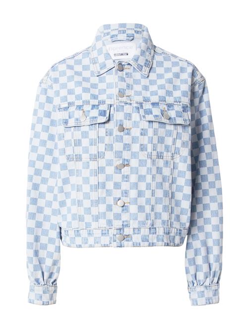 florence by mills exclusive for ABOUT YOU Overgangsjakke 'Concert in the Park'  blue denim / pastelblå