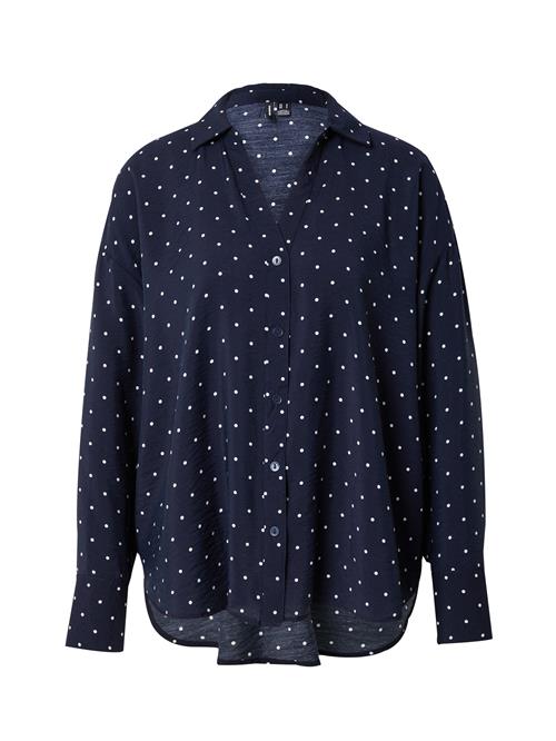 VERO MODA Bluse 'VMJOSIE'  navy / hvid